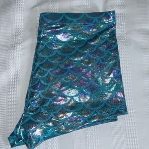 mermaid spandex shorts